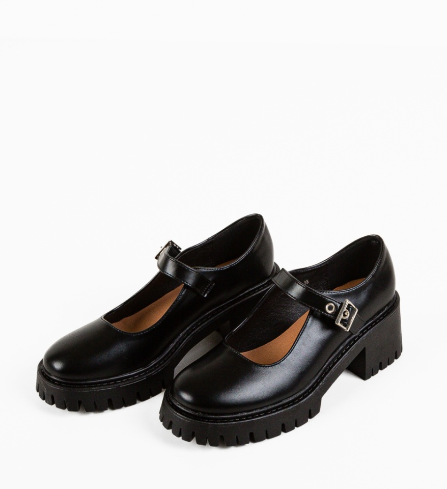 Pantofi Casual Pleun Negri - Img 3
