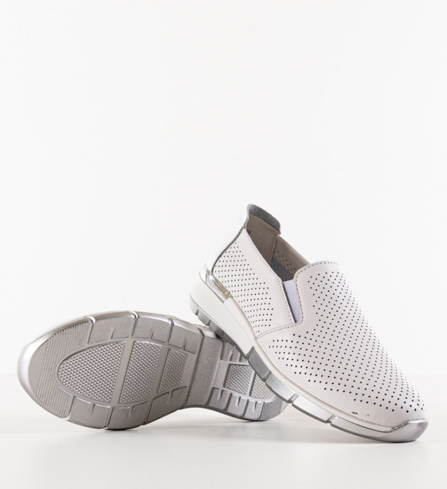 Pantofi Casual Pufine Albi - Img 2