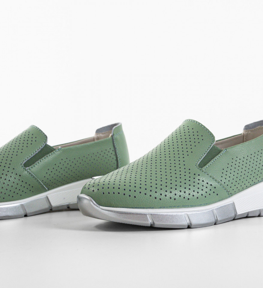 Pantofi Casual Pufine Verzi - Img 3