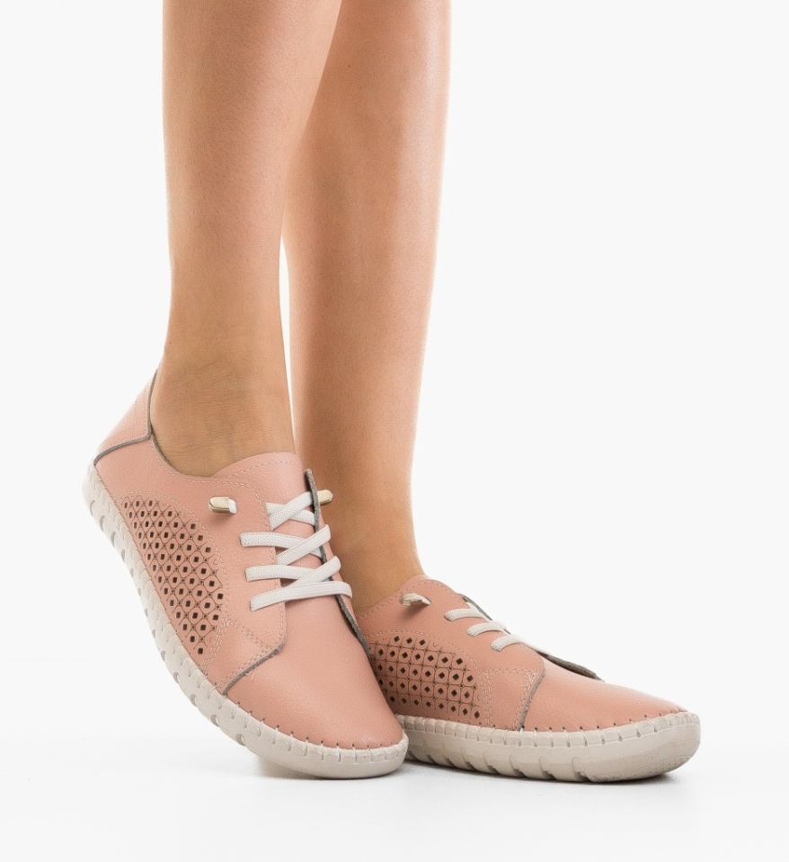 Pantofi Casual Rahima Roz - Img 6