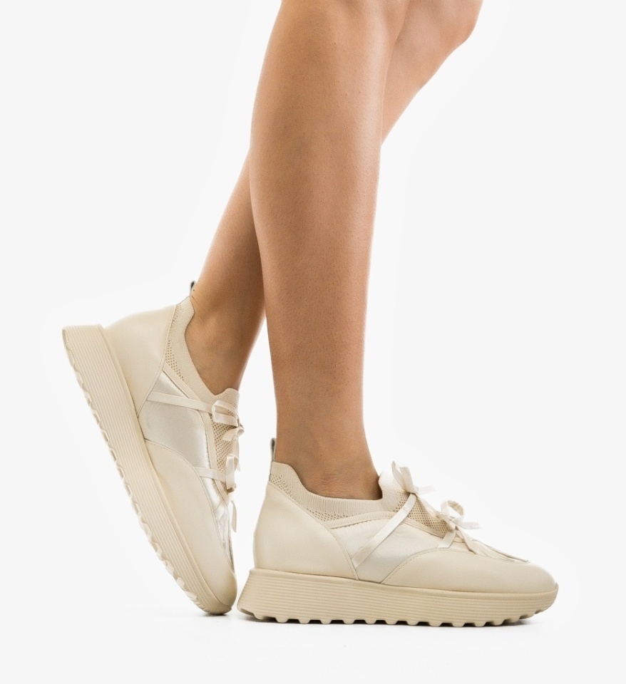 Pantofi Casual Ralph Bej - Img 2