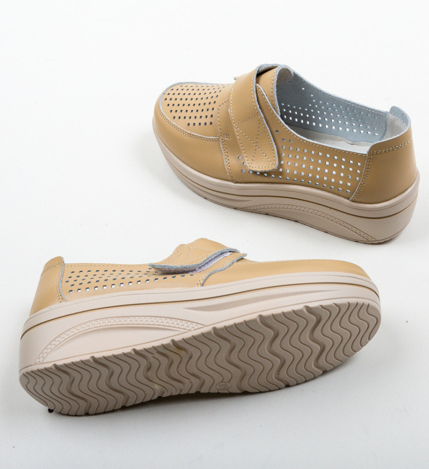 Pantofi Casual Rezolito Bej - Img 2