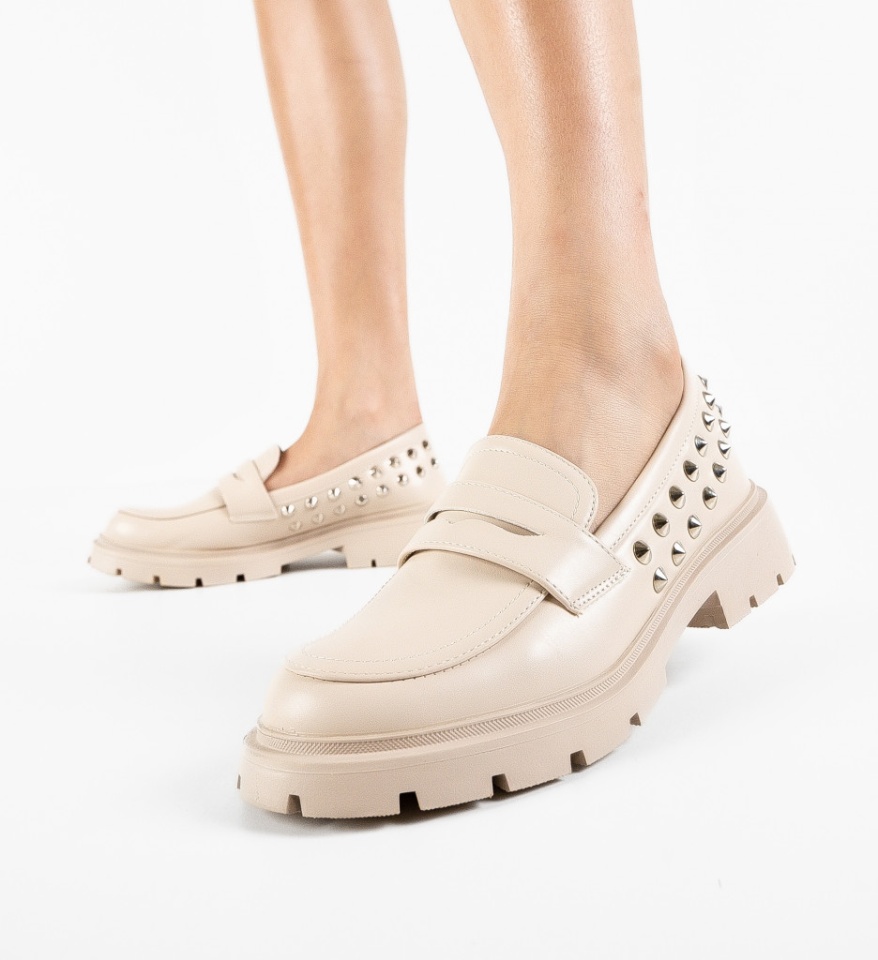 Pantofi Casual Roac Bej - Img 5