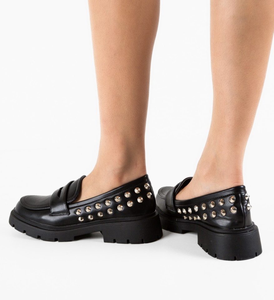 Pantofi Casual Roac Negri - Img 6