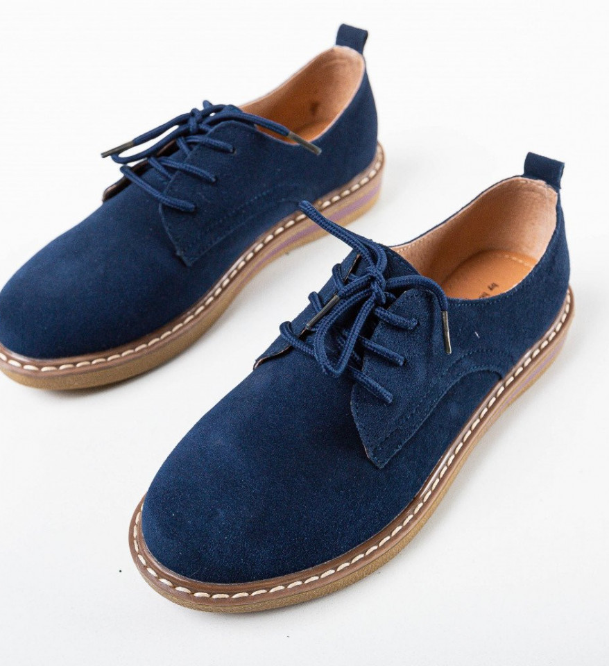Pantofi Casual Romena Bleumarin - Img 3