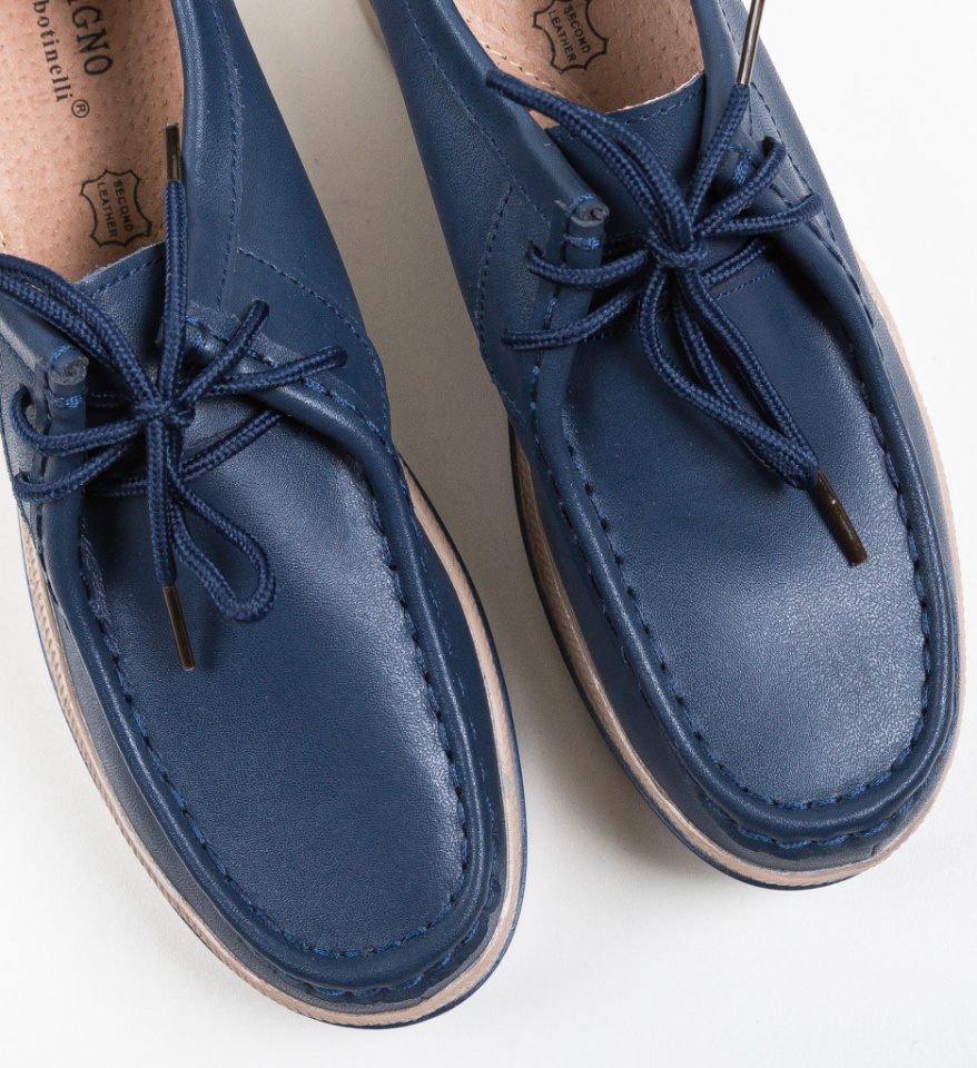 Pantofi Casual Sag Bleumarin - Img 4