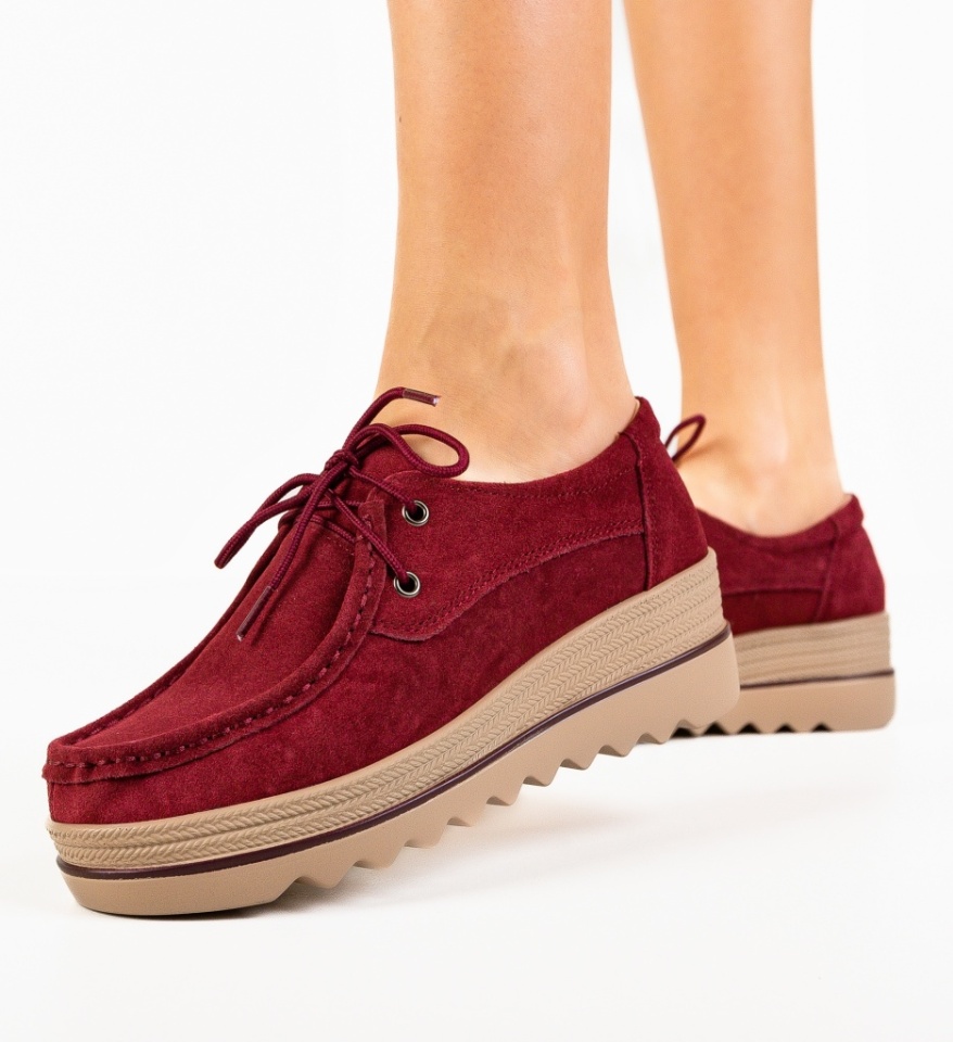 Pantofi Casual Sagrio Grena - Img 5