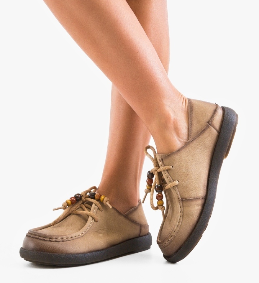 Pantofi Casual Salvor Khaki - Img 6