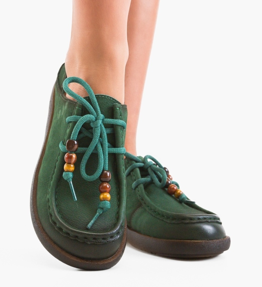 Pantofi Casual Salvor Verzi - Img 4