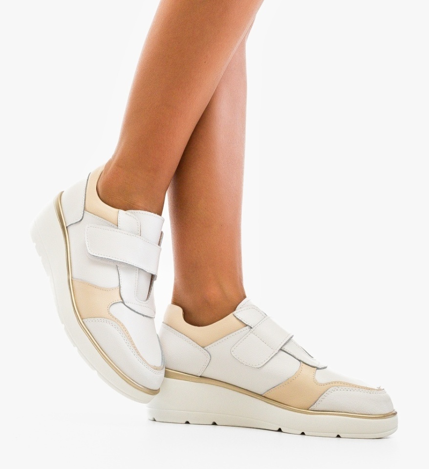 Pantofi Casual Seldon Albi - Img 5