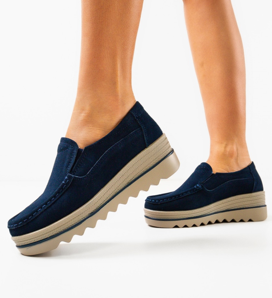 Pantofi Casual Smirno Bleumarin - Img 7