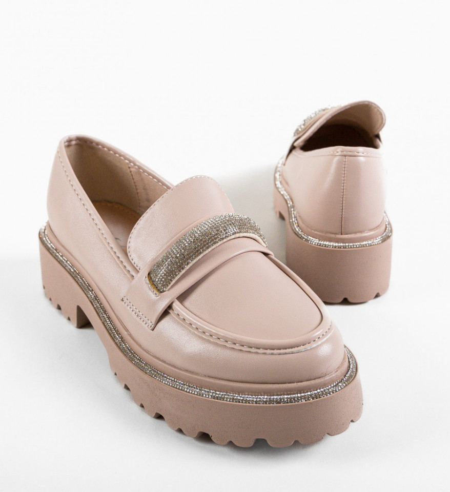 Pantofi Casual Smith Bej - Img 4