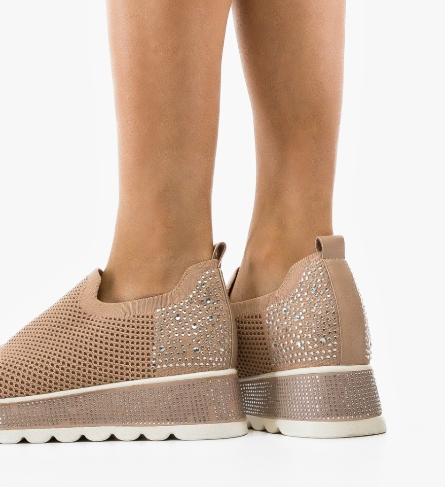 Pantofi Casual Sportif Roz - Img 3