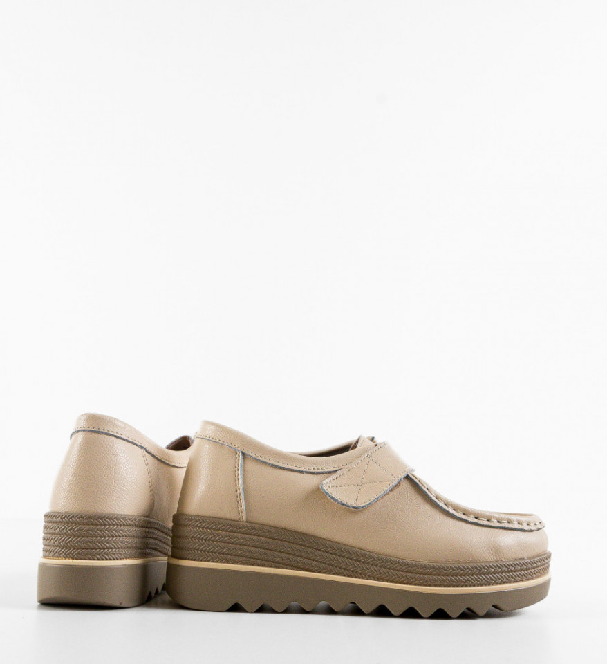 Pantofi Casual Straif Bej 2 - Img 2
