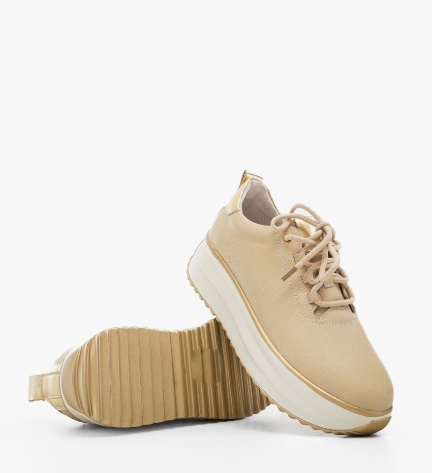 Pantofi Casual Tetyk Bej - Img 2
