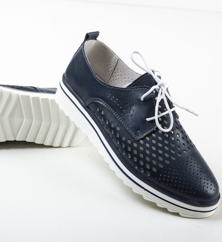 Pantofi Casual Tone Bleumarin - Img 4