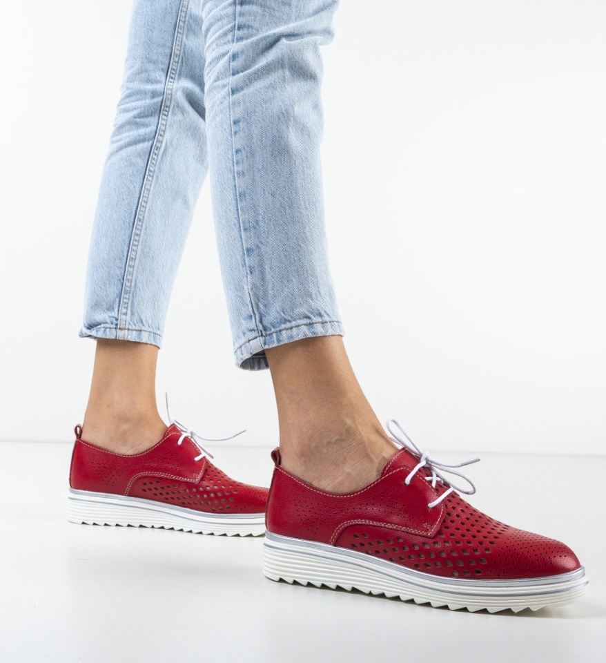 Pantofi Casual Tone Rosii - Img 10