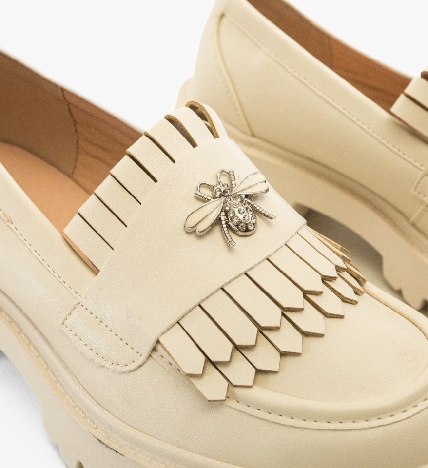 Pantofi Casual Trevy Bej - Img 5