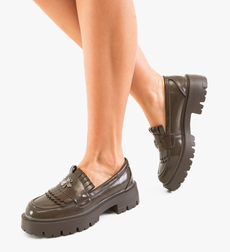 Pantofi Casual Trevy Khaki - Img 5
