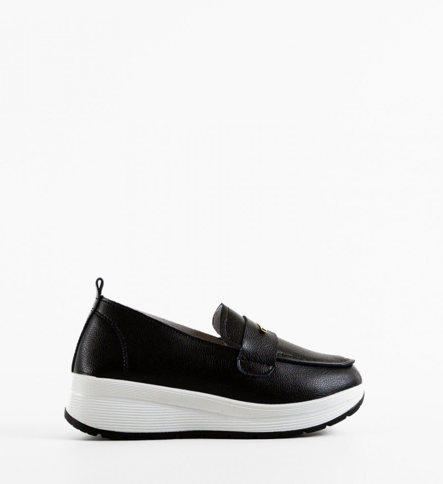 Pantofi Casual Vefra Negri - Img 2