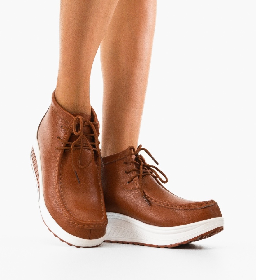 Pantofi Casual Vinto Camel - Img 6