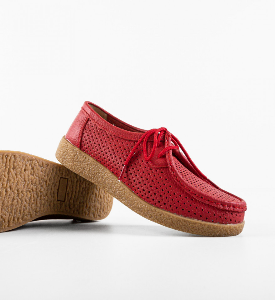 Pantofi Casual Yorker Rosii - Img 3
