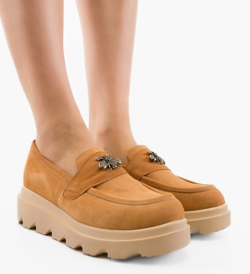 Pantofi Casual Ziete Bej - Img 2