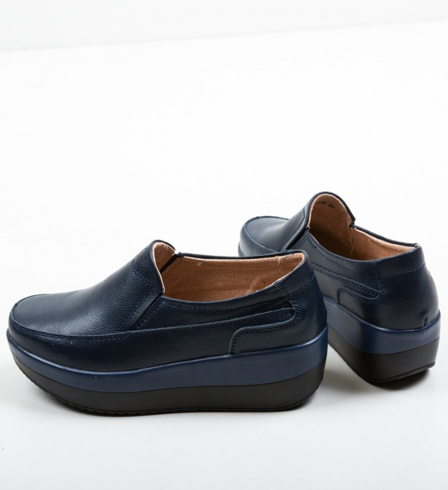 Pantofi Casul Freeman Bleumarin - Img 8