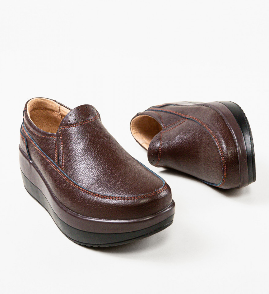 Pantofi Casul Freeman Maro - Img 4
