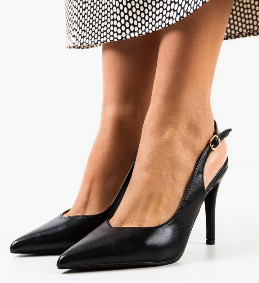 Pantofi cu toc Amani Negri - Img 4