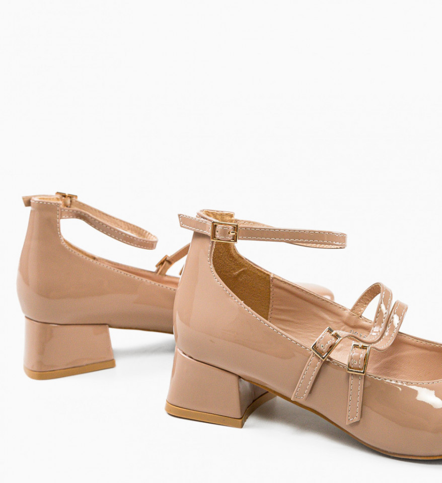 Pantofi dama Bern Nude - Img 2