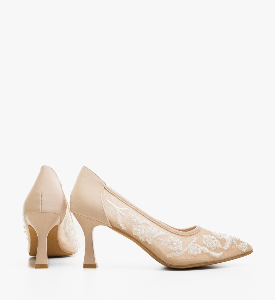 Pantofi dama Brides Bej - Img 3