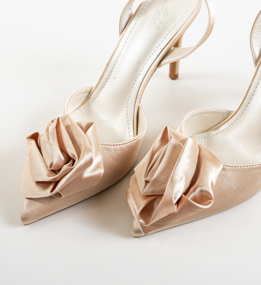 Pantofi dama Bronte Bej - Img 3