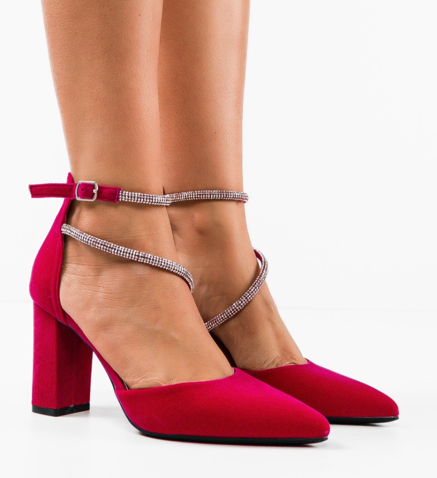 Pantofi dama Chuks Fuchsia - Img 5