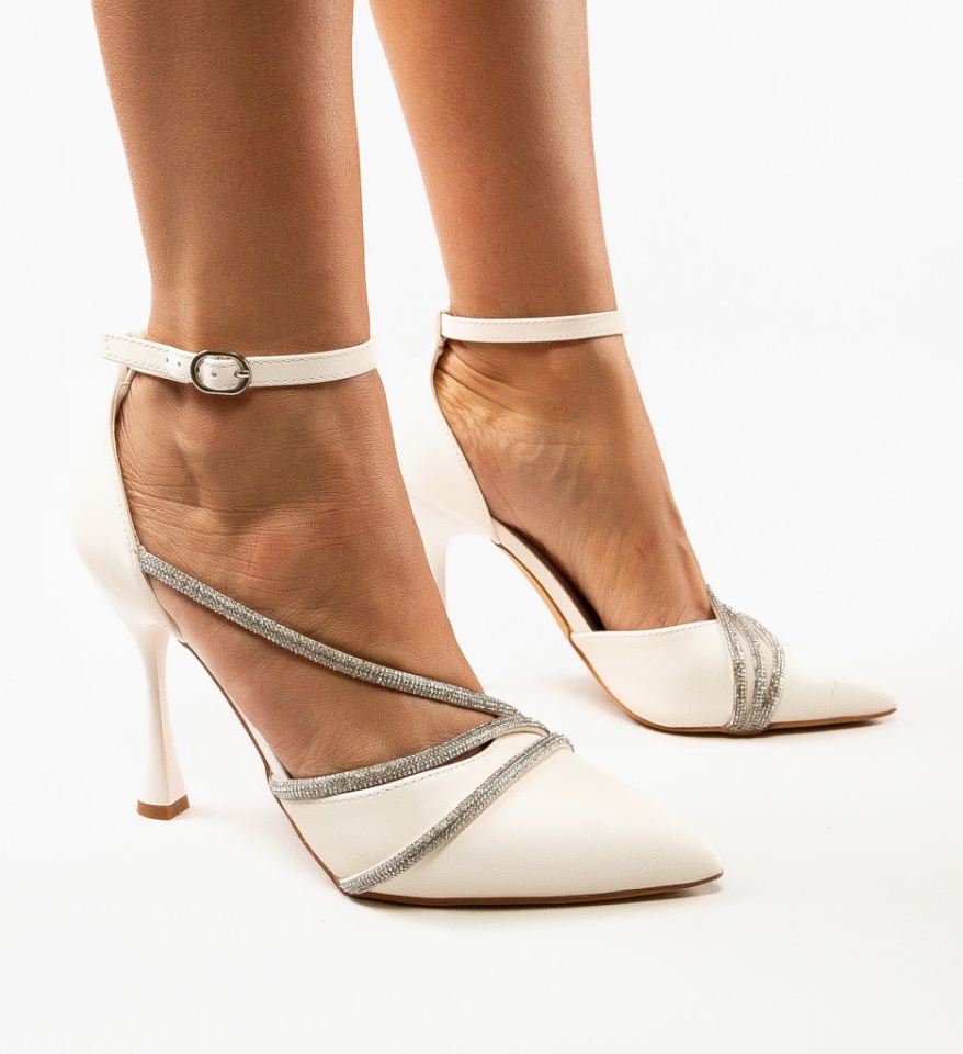 Pantofi dama Fulber Bej - Img 5