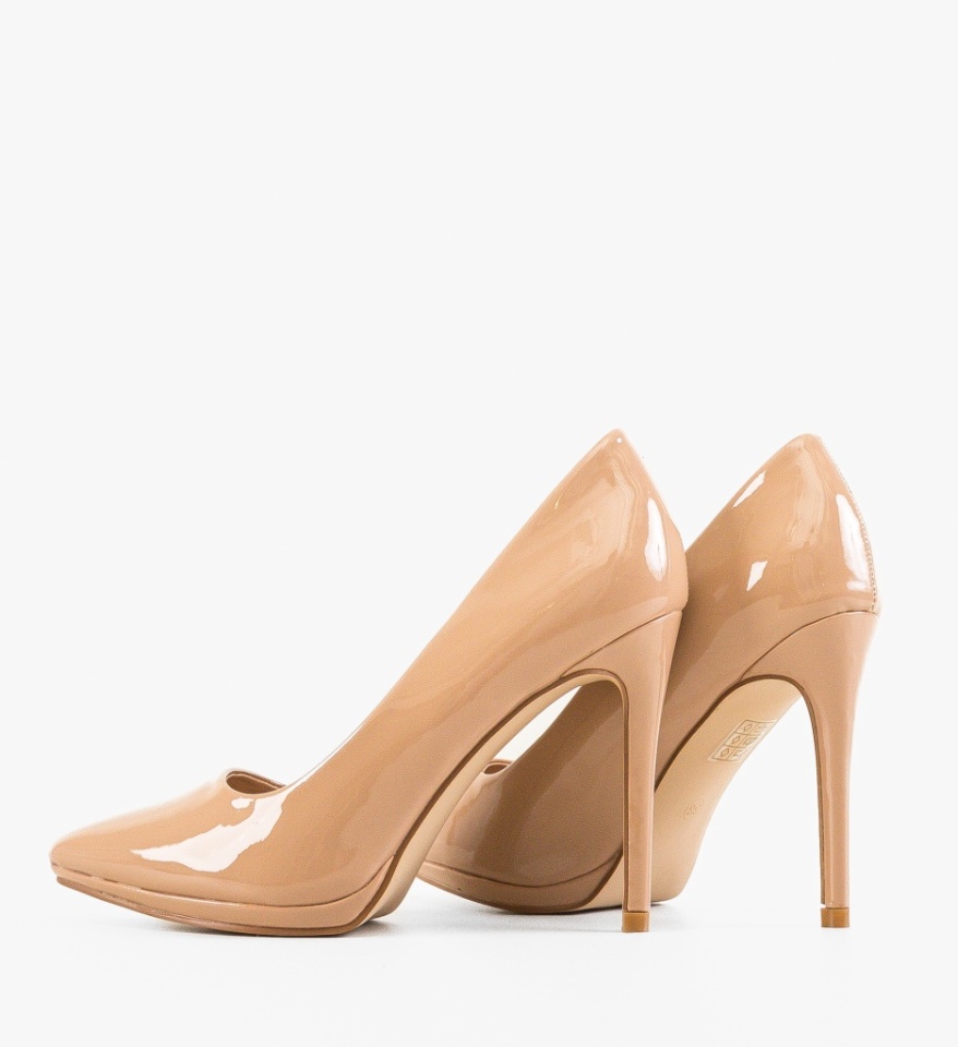 Pantofi dama Gafre Nude - Img 3