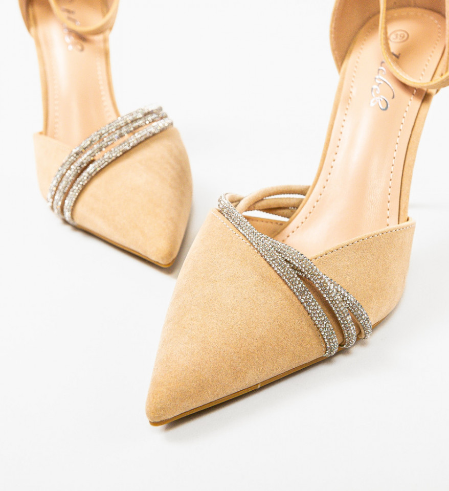 Pantofi dama Jagger Bej - Img 2