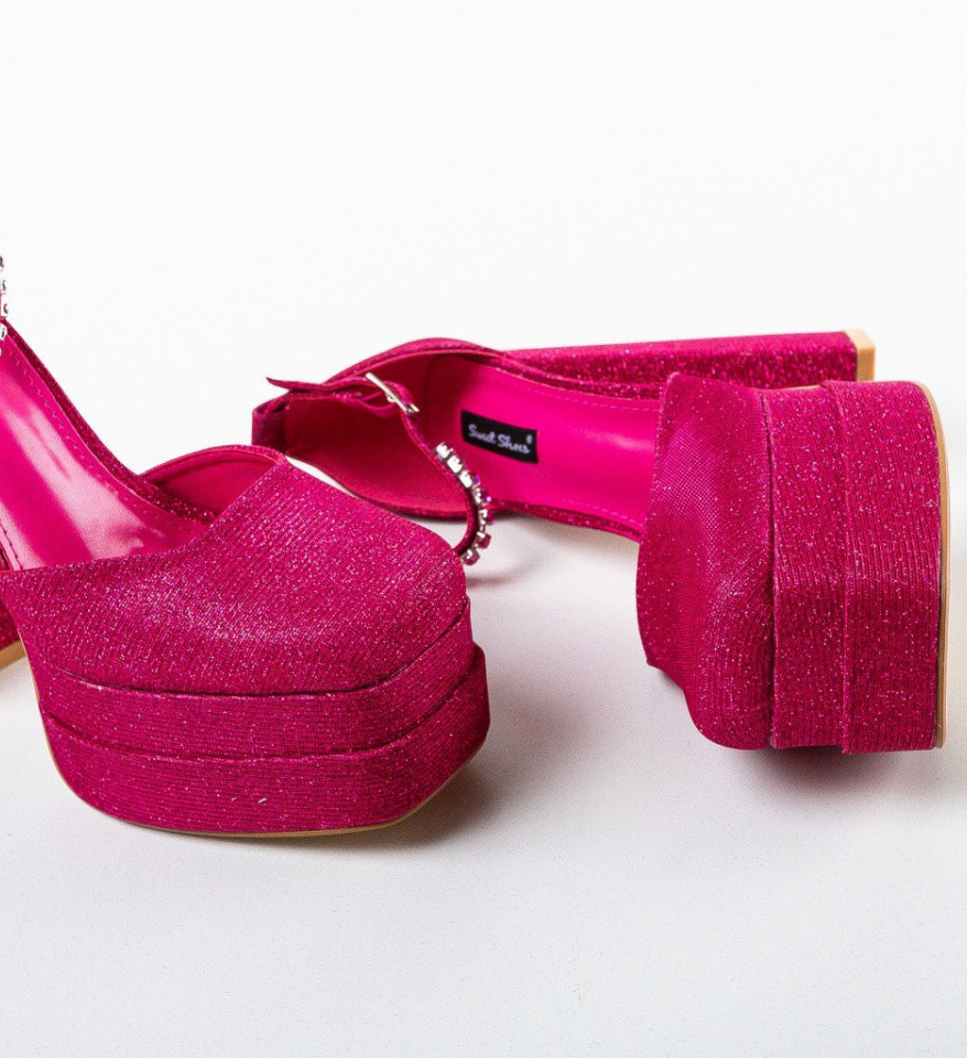 Pantofi dama Kierran Fuchsia - Img 6