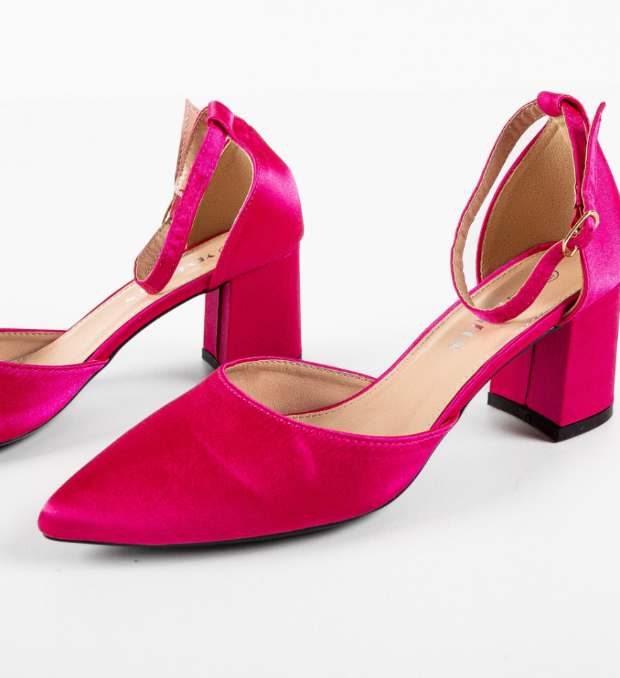 Pantofi dama Leo Fuchsia - Img 3