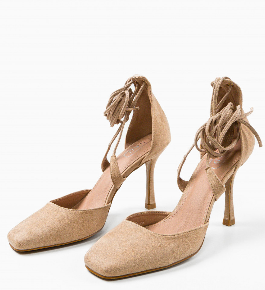 Pantofi dama Lylyac Bej - Img 3