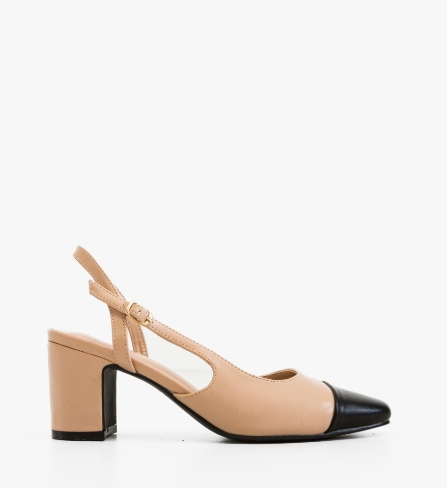 Pantofi dama Miles Nude - Img 4