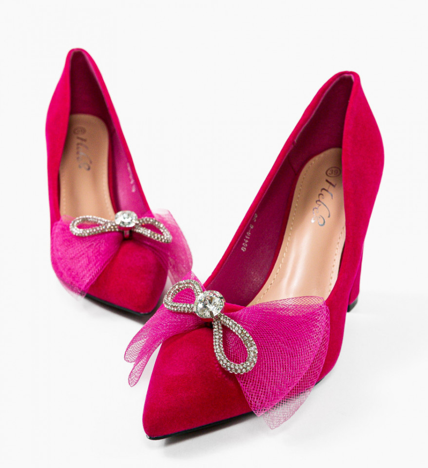 Pantofi dama Okeke Fuchsia - Img 2