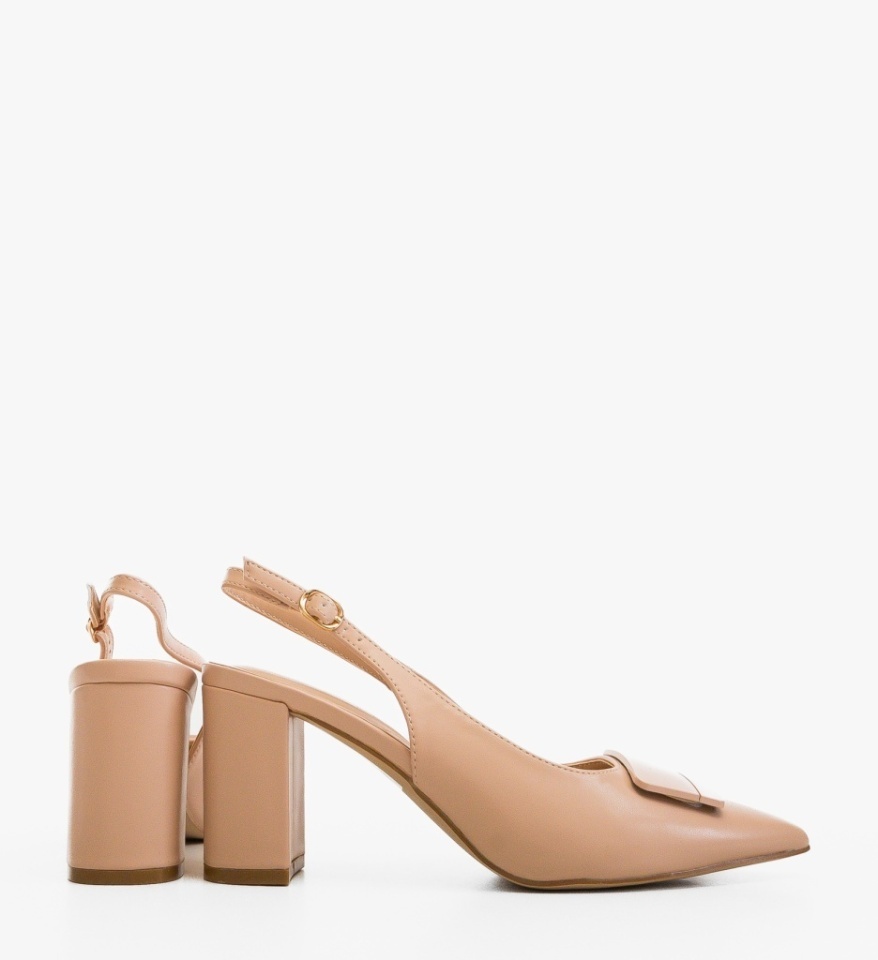 Pantofi dama Olyva Nude - Img 5