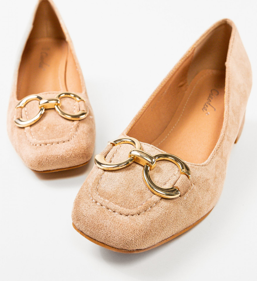 Pantofi dama Pope Khaki - Img 2