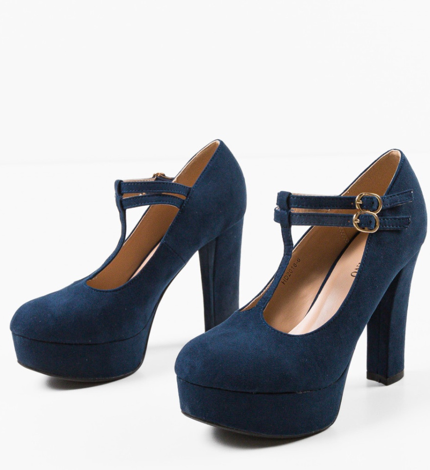 Pantofi dama Summers Bleumarin - Img 4