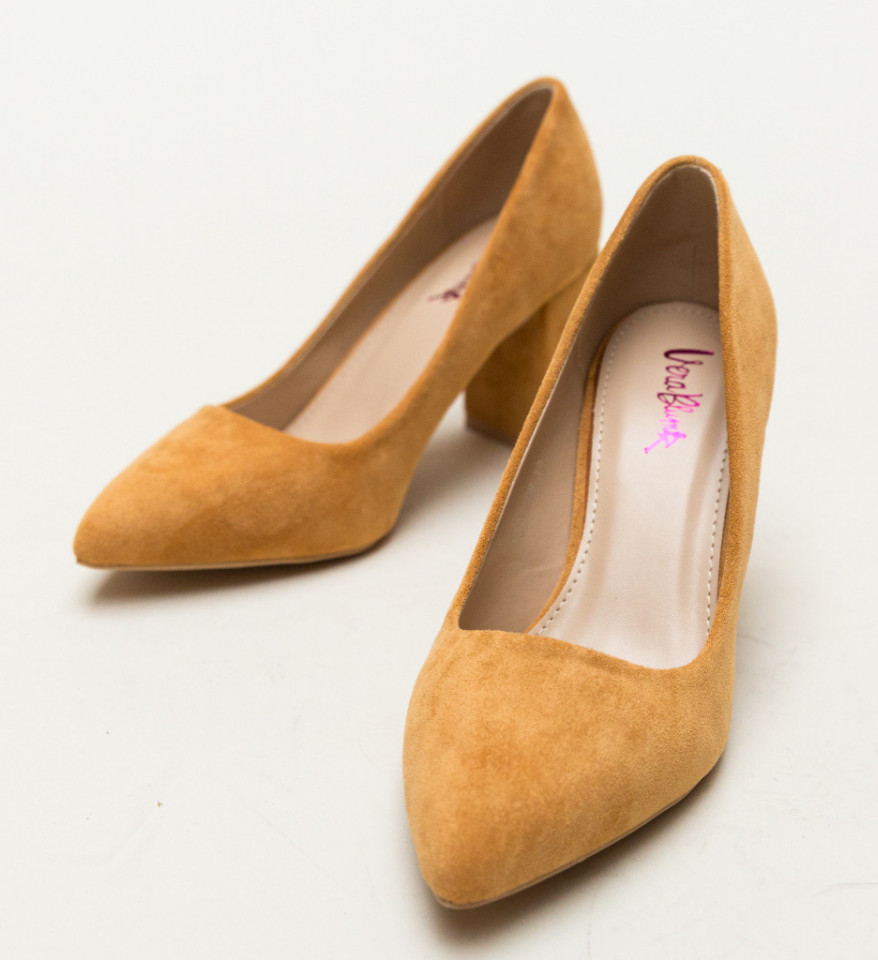 Pantofi Faulker Camel - Img 4