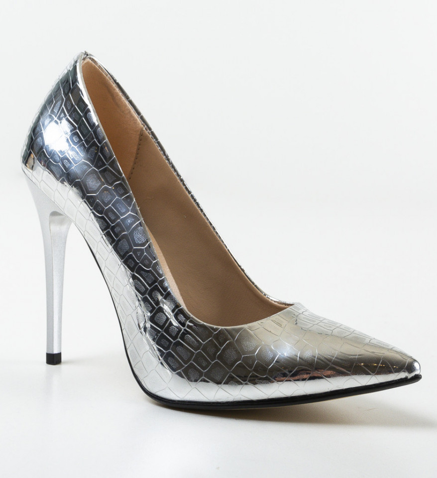 Pantofi Sinclair Argintii 3