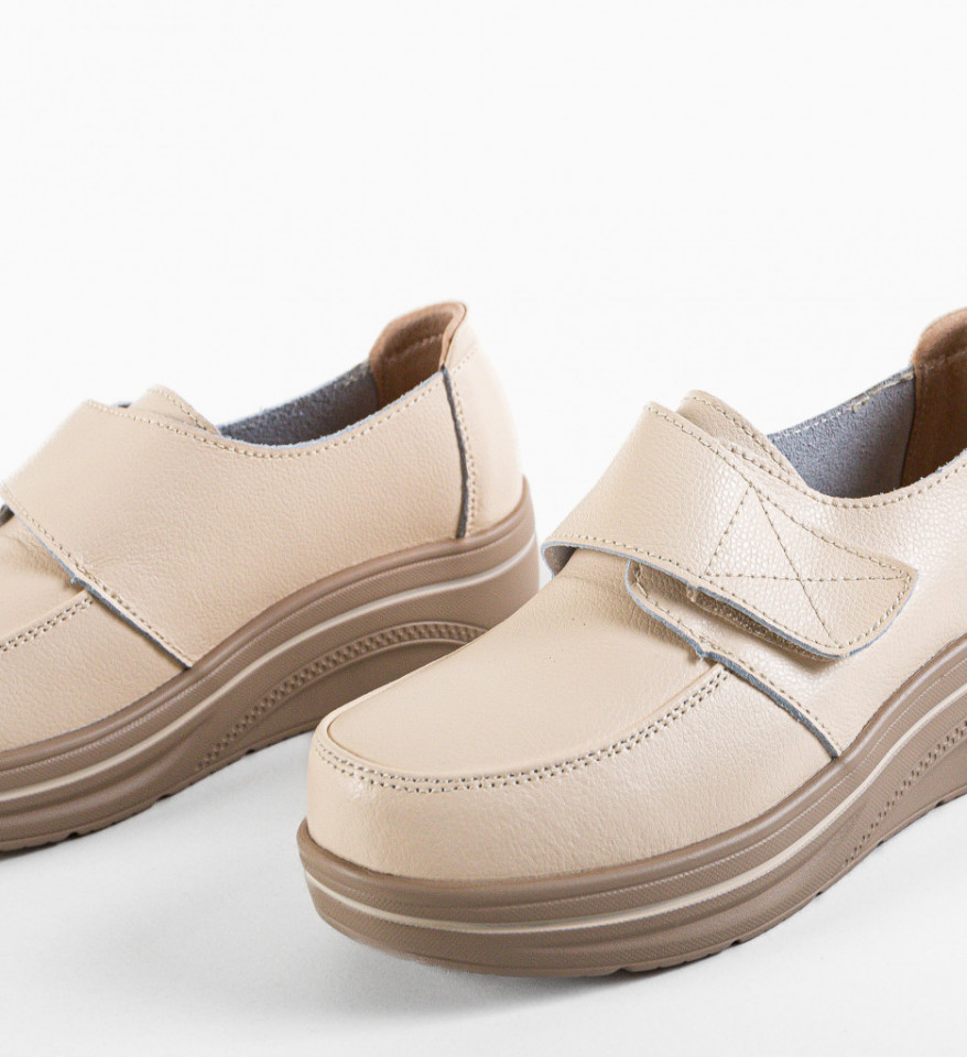 Pantofi Sport Hausberg Bej 2 - Img 2