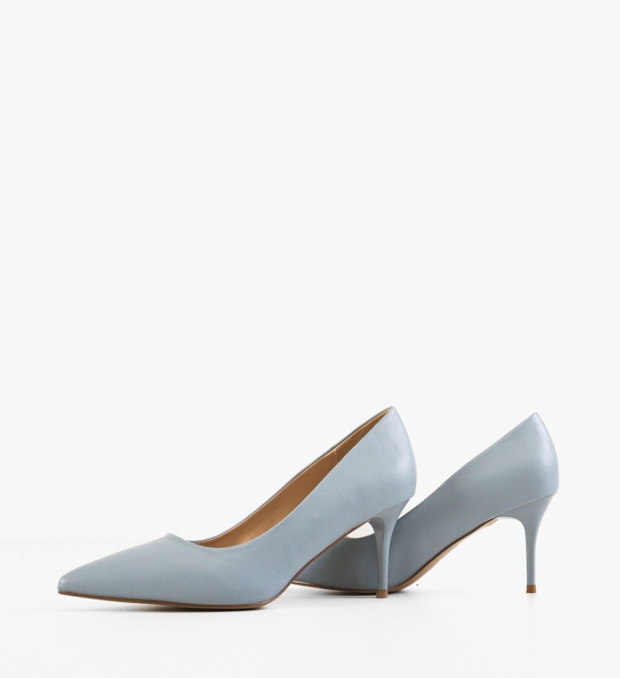 Pantofi stiletto dama Adra Albastri - Img 2