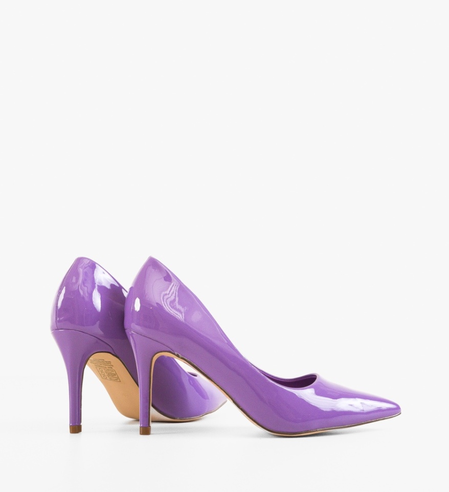 Pantofi stiletto dama Blevins Mov - Img 3